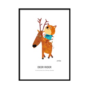 ポスター　A2サイズ(42cm×59.4cm)　『DEER RIDER』