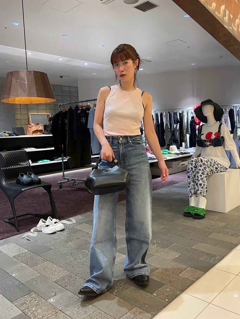 GANNI フード付きオリーブポンチョ GANNI フード付きオリーブポンチョ