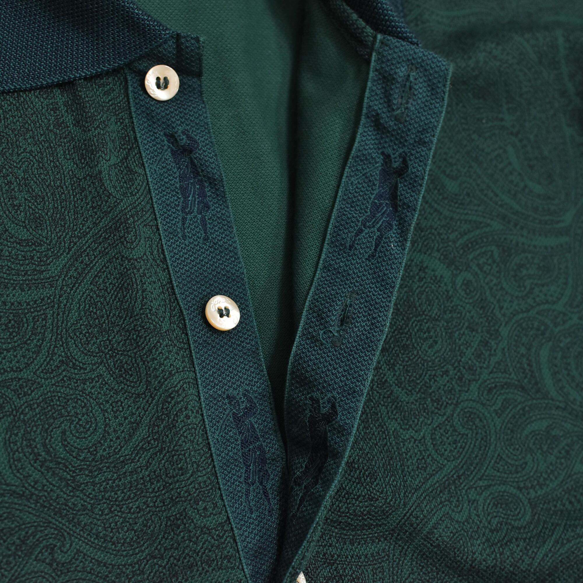 90～00s Italy Bobby Jones paisley pattern polo shirt | 古着屋 grin