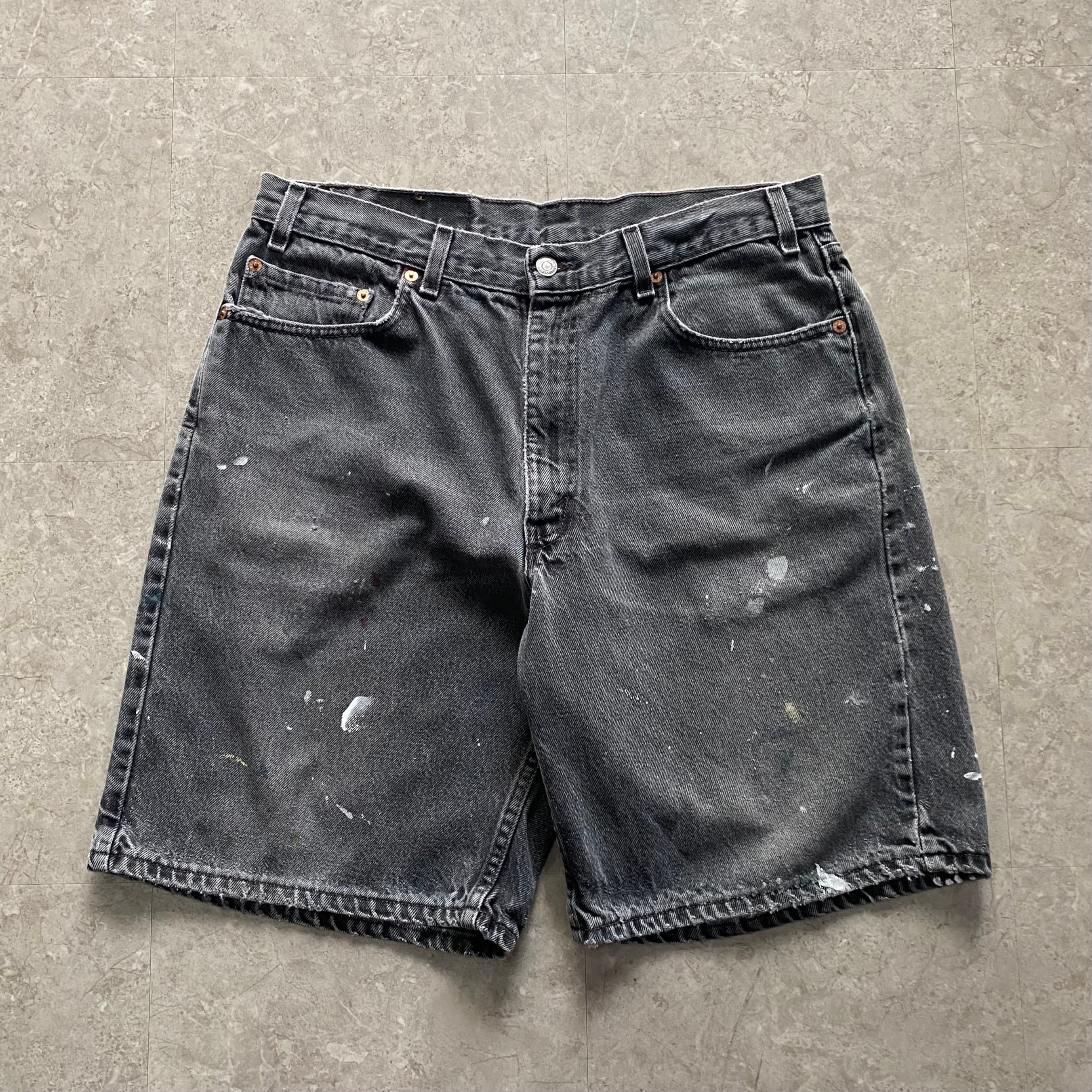 1999s Levi's 550 black denim shorts【仙台店】