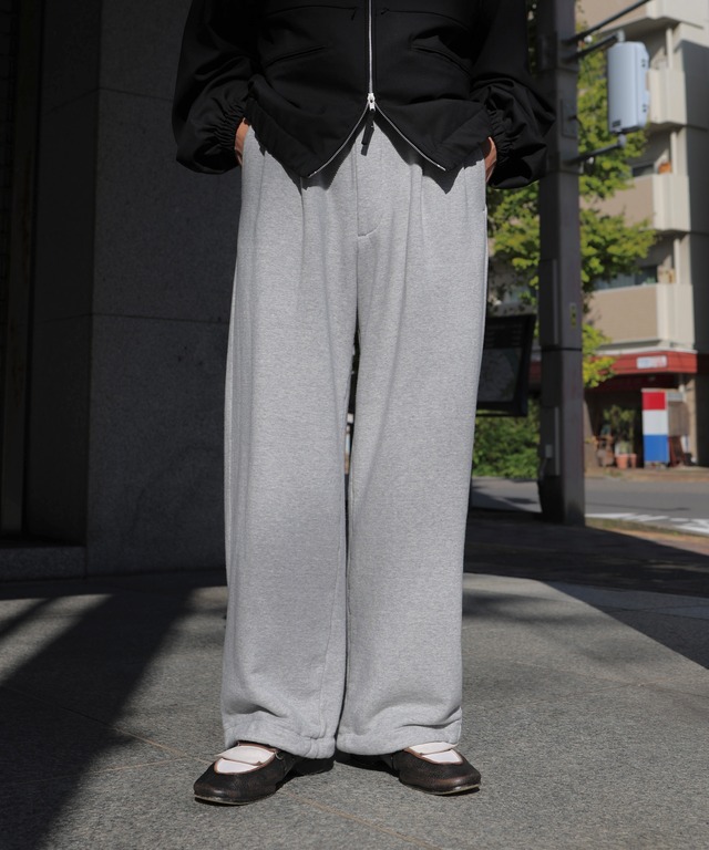UNIVERSAL PRODUCTS. / 253-60505 JUMBERCA SWEAT TROUSERS(GRAY)