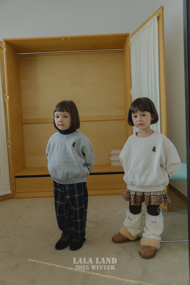 〚予約〛check culottes <kids>
