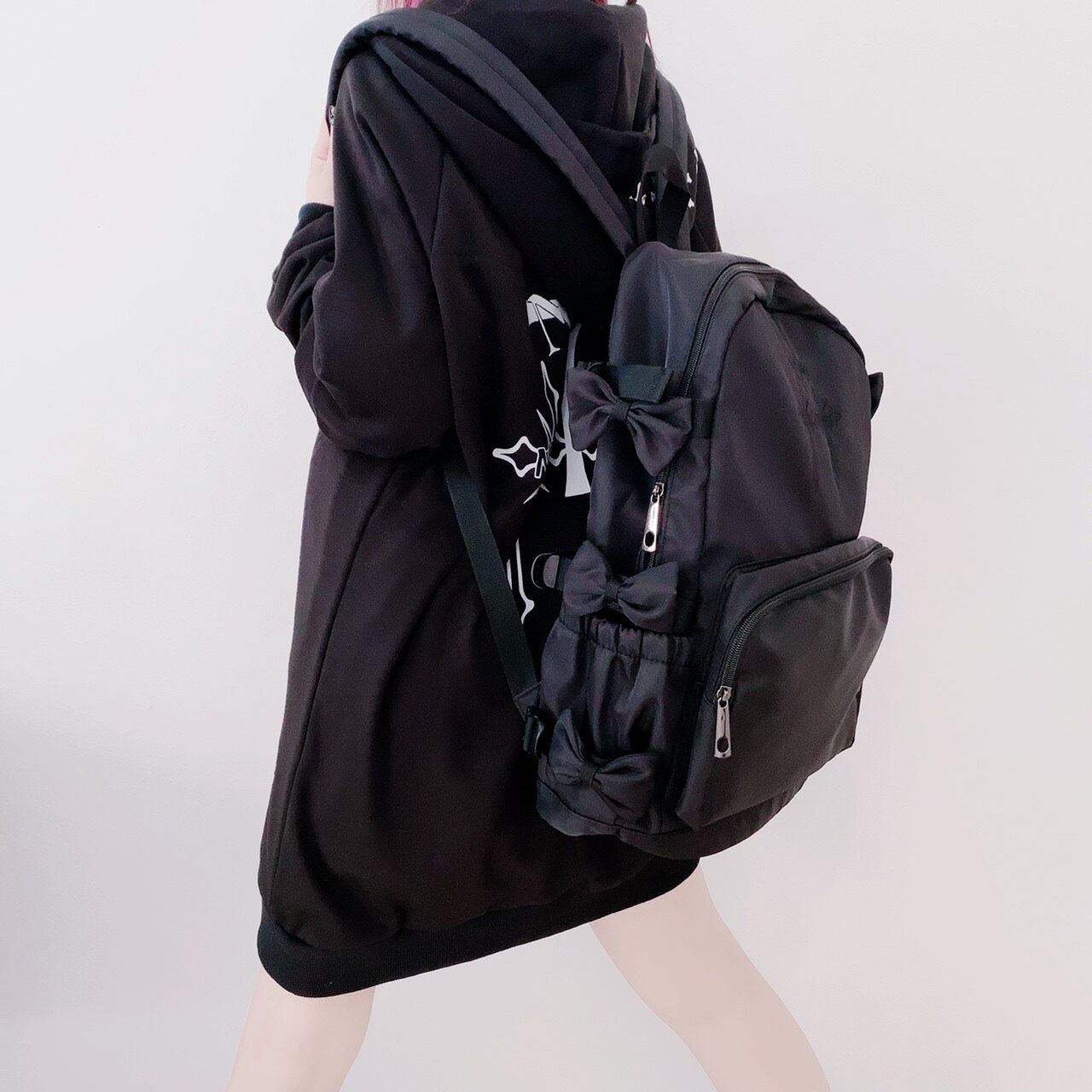 【29日限定値下】NieR 7POCKET SIDEリボン大容量BACKPACK