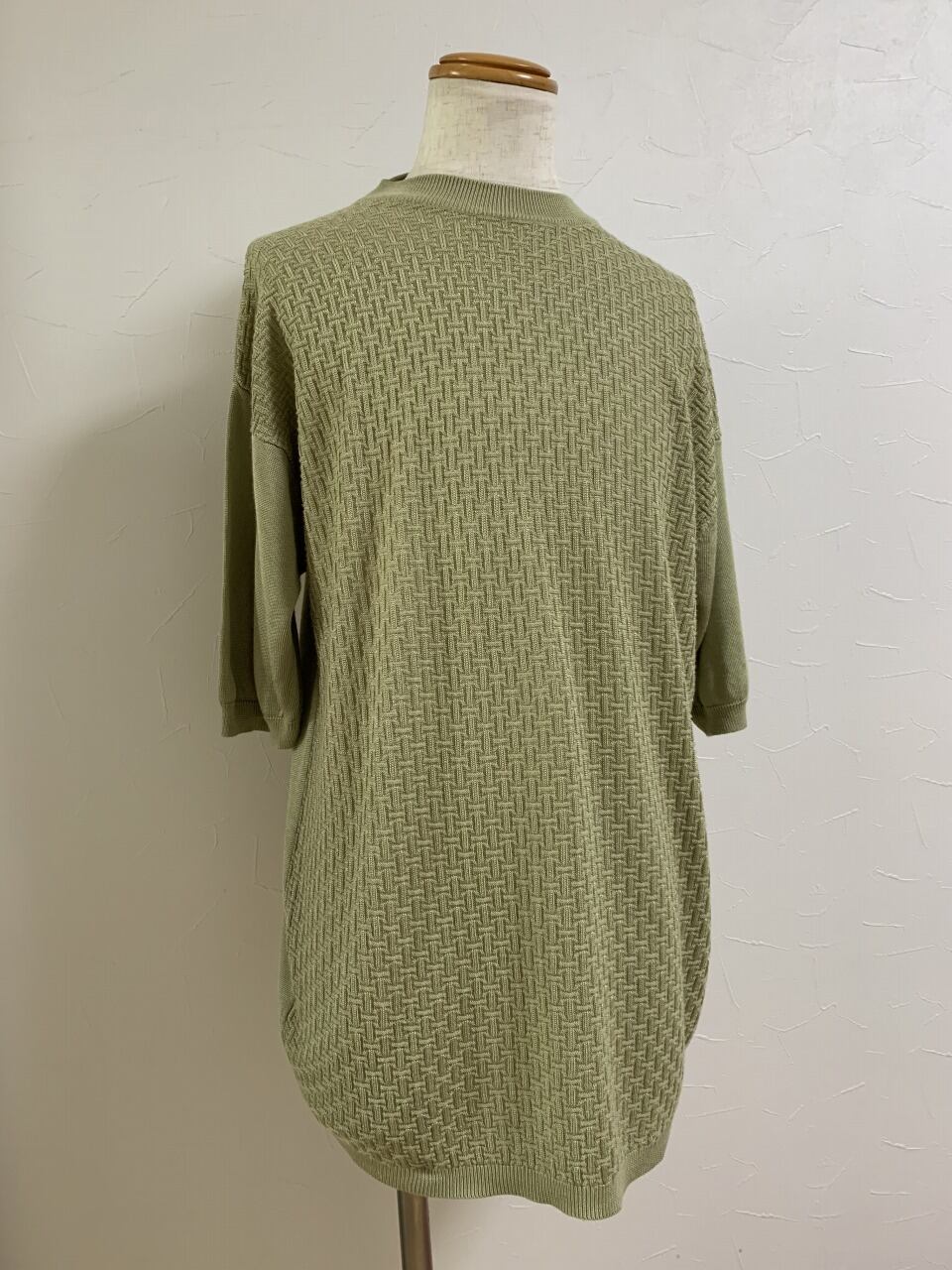 1990's Big Silhouette Short Sleeve Knit and Sewn