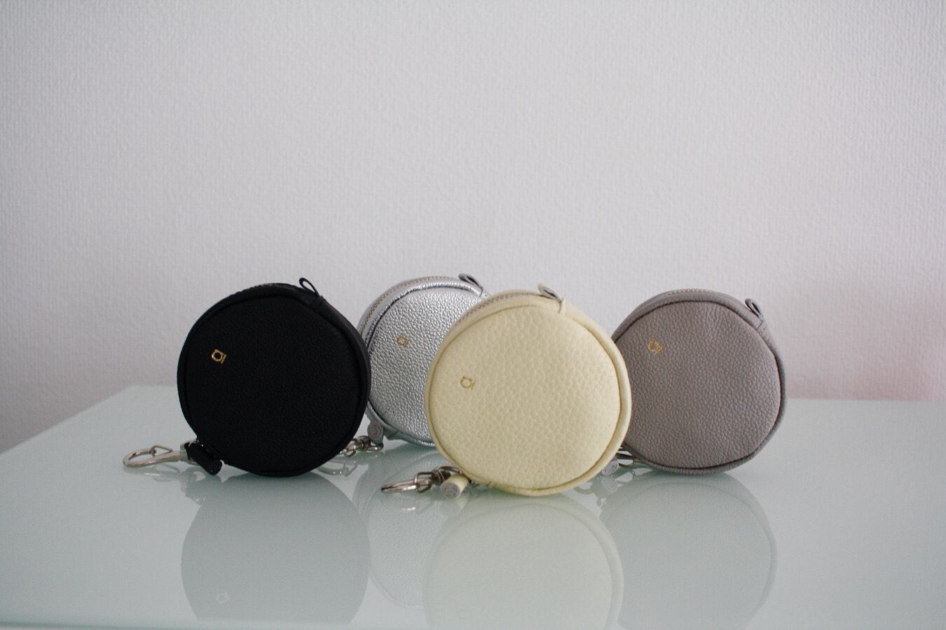 木製カスタネット ブラック 収納ポーチ付き a Castanet Pouch black / カスタネットポーチ ブラック | LETTERS