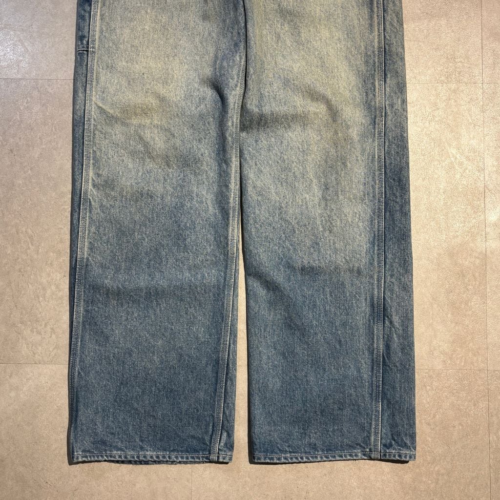 パンツ 24AW SELVEDGE FADED HEAVY DENIM PAINTER AURALEE(オーラリー) 24AW SELVEDGE FADED HEAVY DENIM PAINTER PANTS