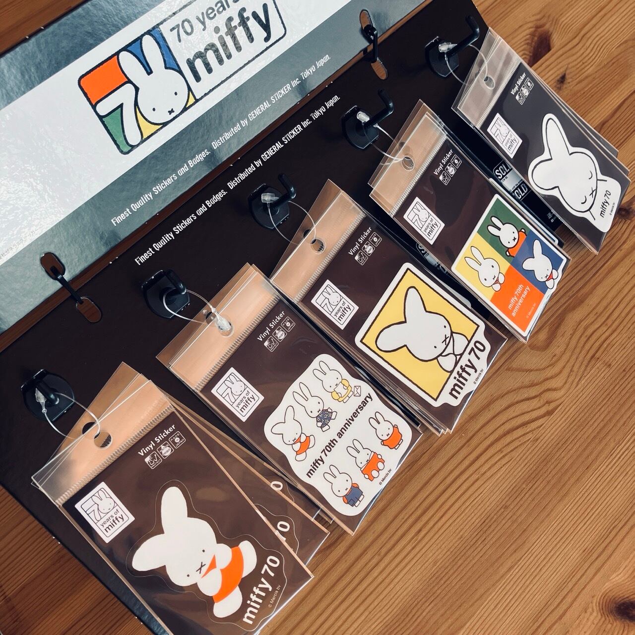 限定】miffy70周年 001 ダイカットステッカー CA40 | マスキングテープ