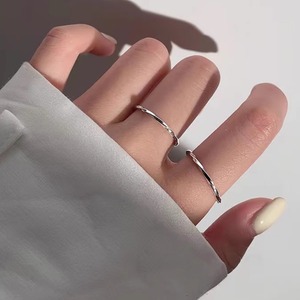 silver925 twist open ring　2litr04059