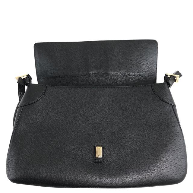 Salvatore Ferragamo サルヴァトーレ フェラガモ ショルダーバッグ ブラック ガンチーニ レザー ワンショルダー vintage ヴィンテージ オールド hrpw36