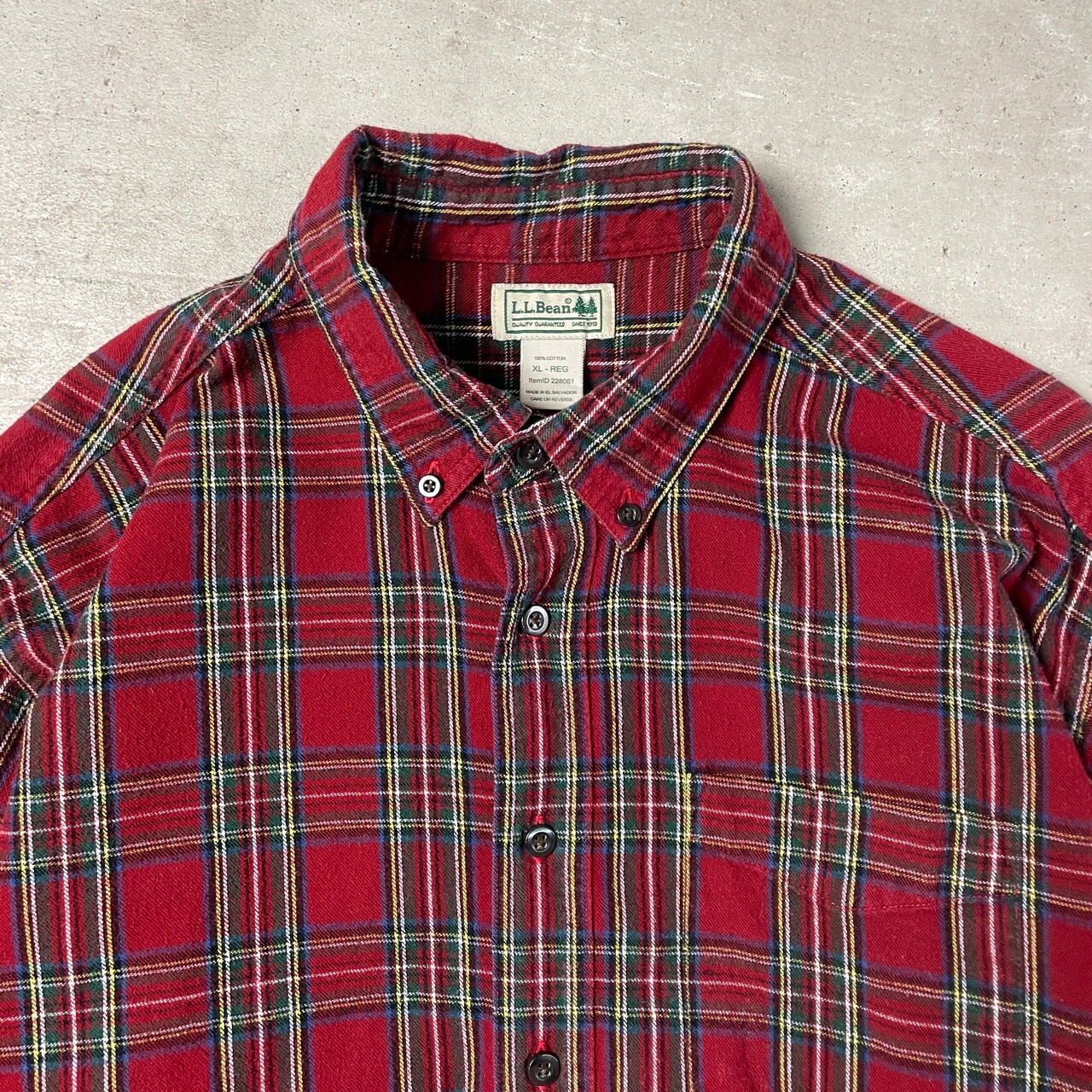 L.L.Bean エルエルビーン チェックシャツ ライトネルシャツ メンズXL 