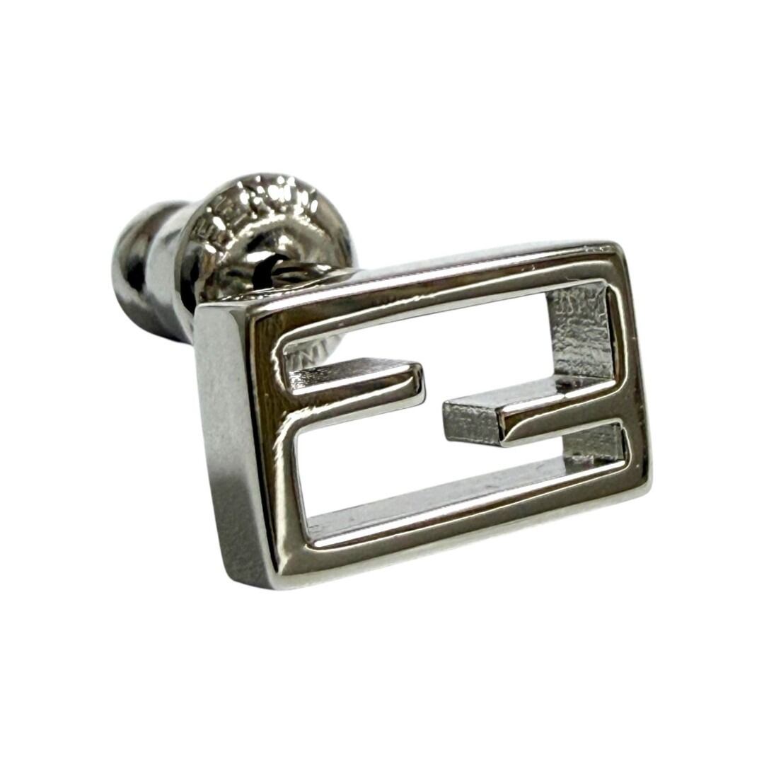 【美品】ルイヴィトン　ピアス　片耳　フープ　パール　シルバー　メンズ　モノグラム 片耳1個のみ】ルイヴィトン メンズ フープ ピアス モノグラム フェイク