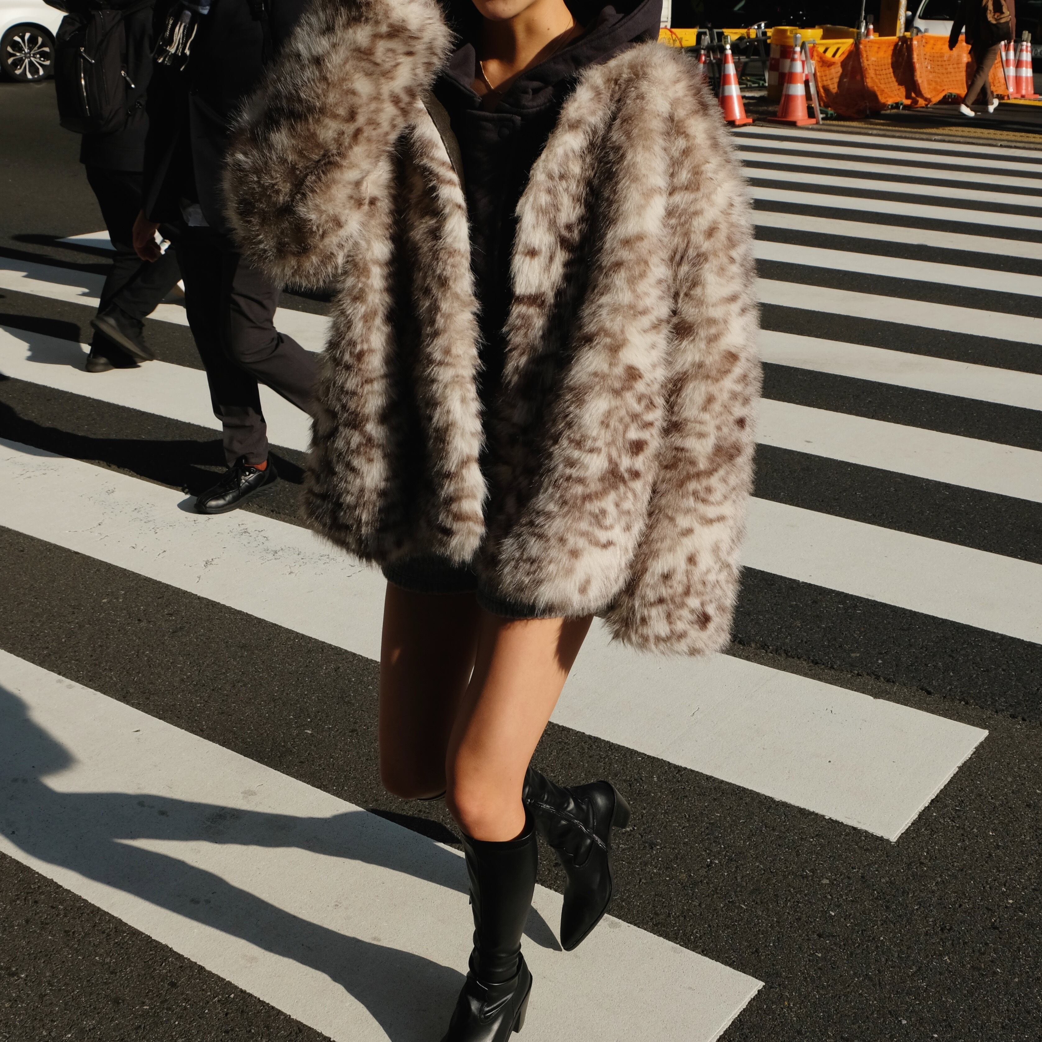 【美品】felim ファーコート ANIMAL FAKE FUR COAT | FELIM