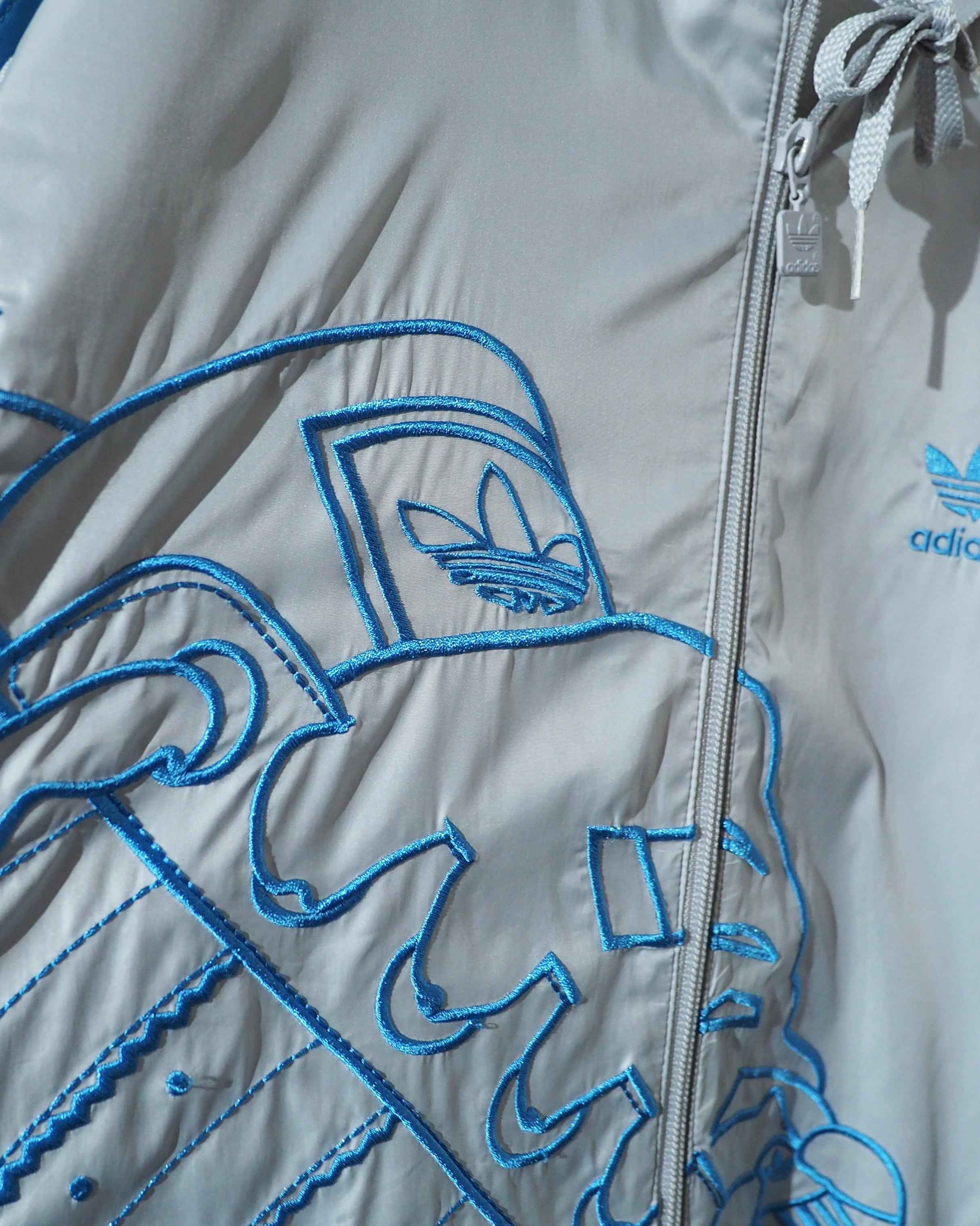2006s ” adidas - SUPERSTAR ” Embroidery Full Zip Track Parker Jacket