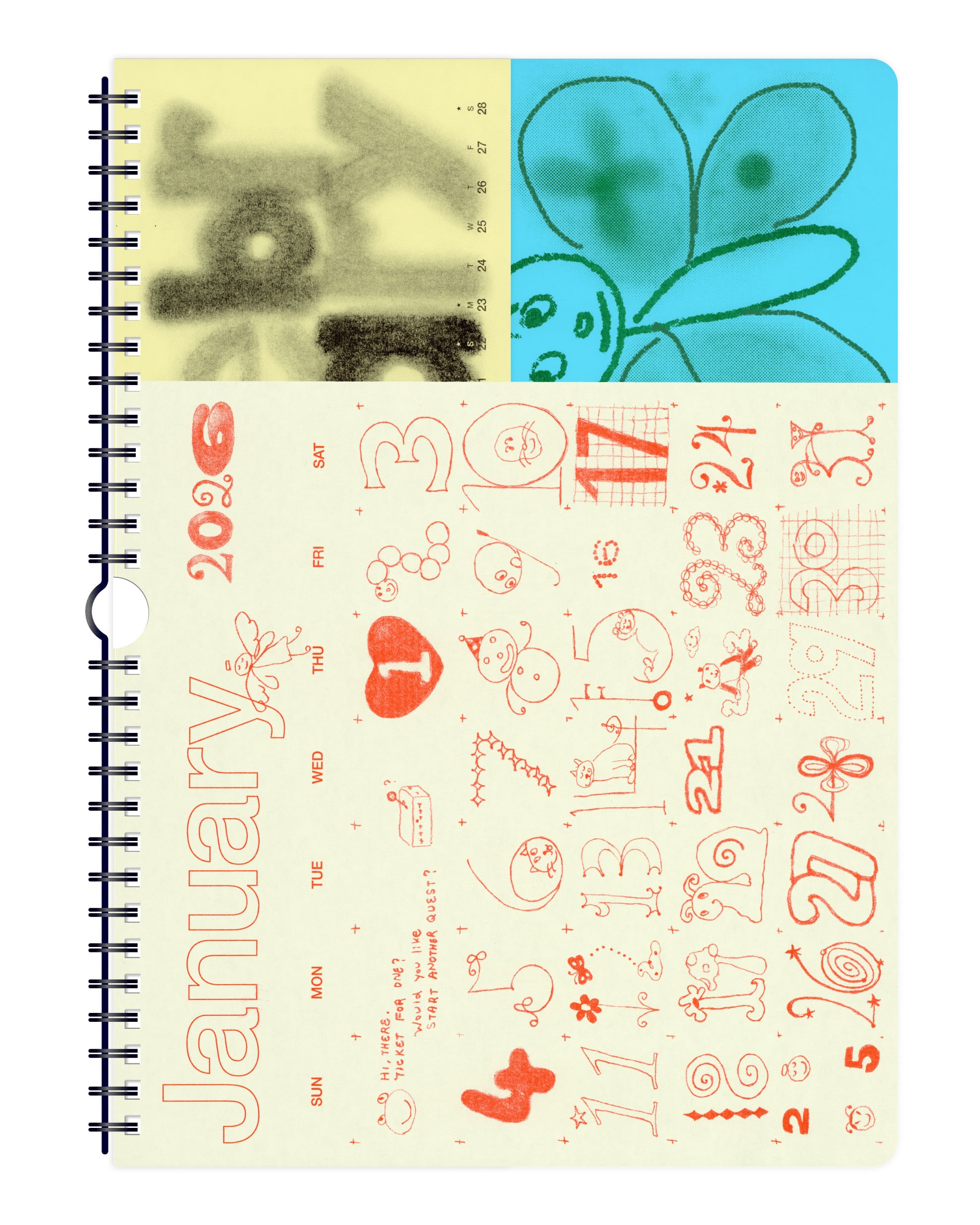 opnner Risograph Calendar 2026 | opnner