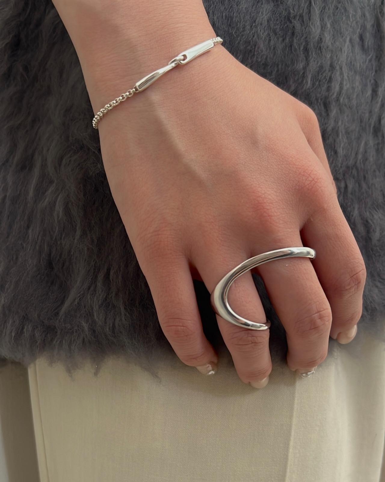 S925 finger ring (R72)