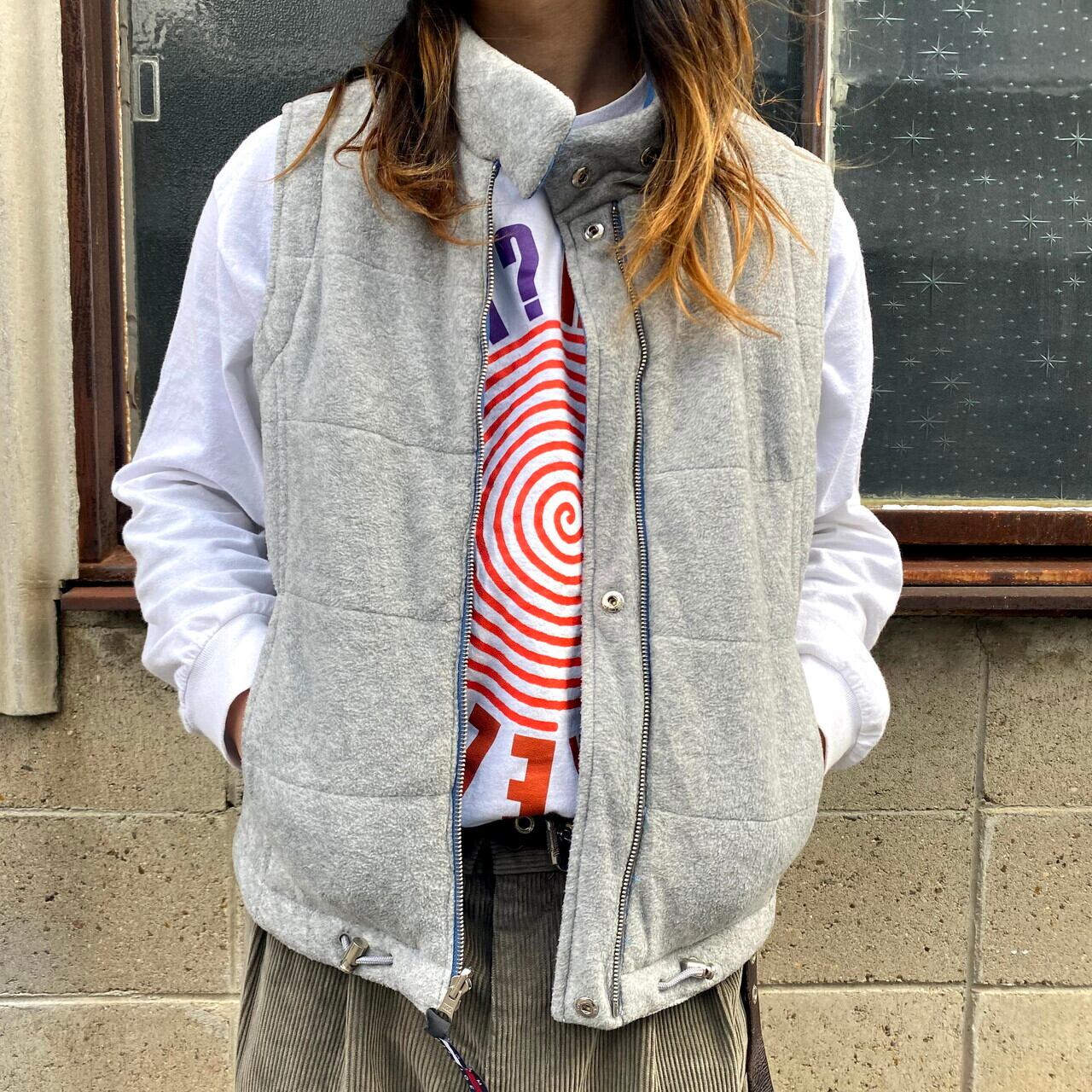 TOMMY HILFIGER トミーヒルフィガー リバーシブル フリースベスト