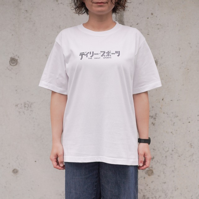 デイリースポーツ×神戸ザック クラシックロゴTシャツ ホワイト