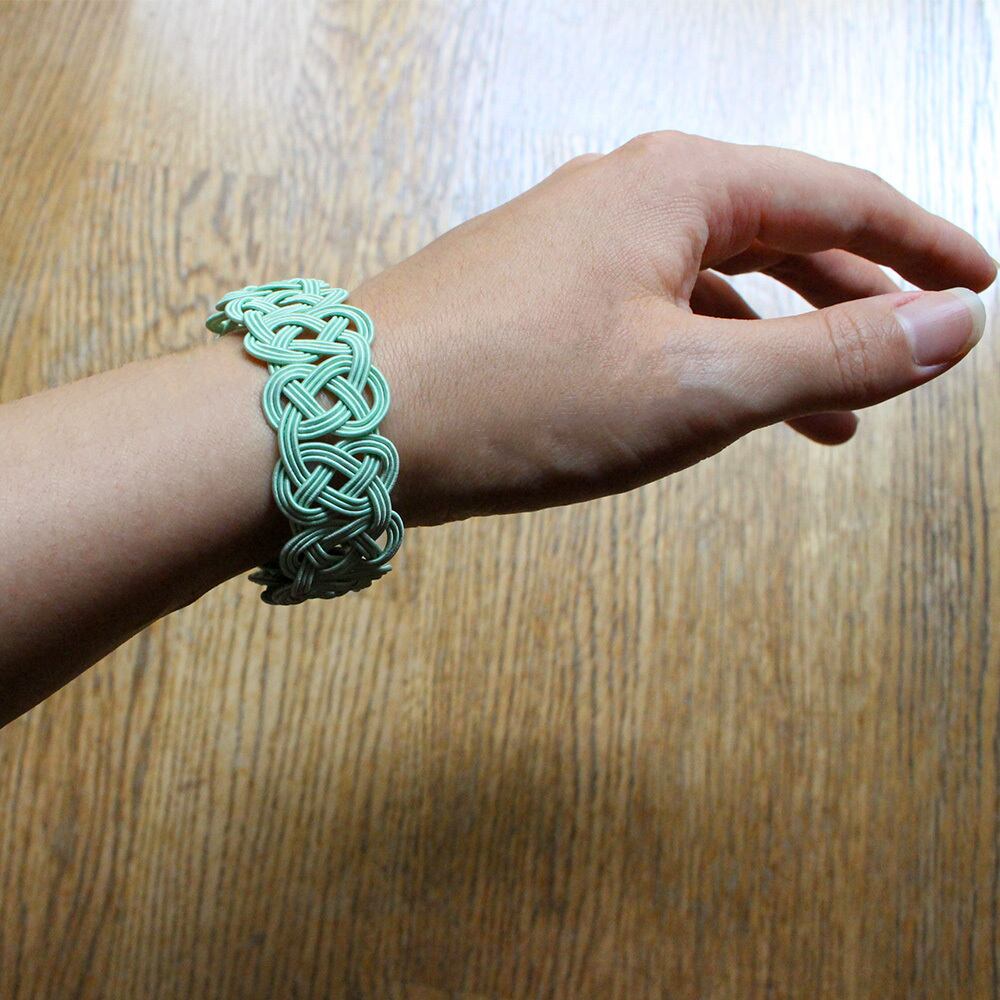 わたしのお守り 水引ブレスレット（ミントグリーン） | 紙単衣