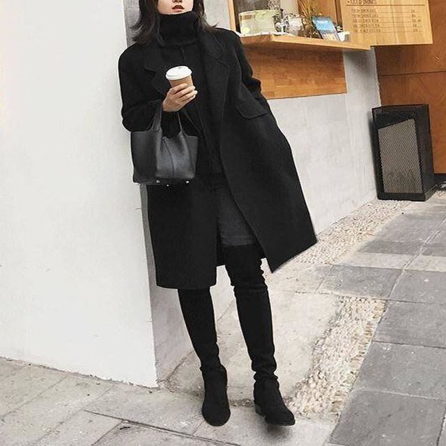 【予約販売】ロング チェスター コート アウター ロングスリーブ 長袖 トレンド きれいめ シック シンプル 上品 デイリー 通勤 通学 お出かけ