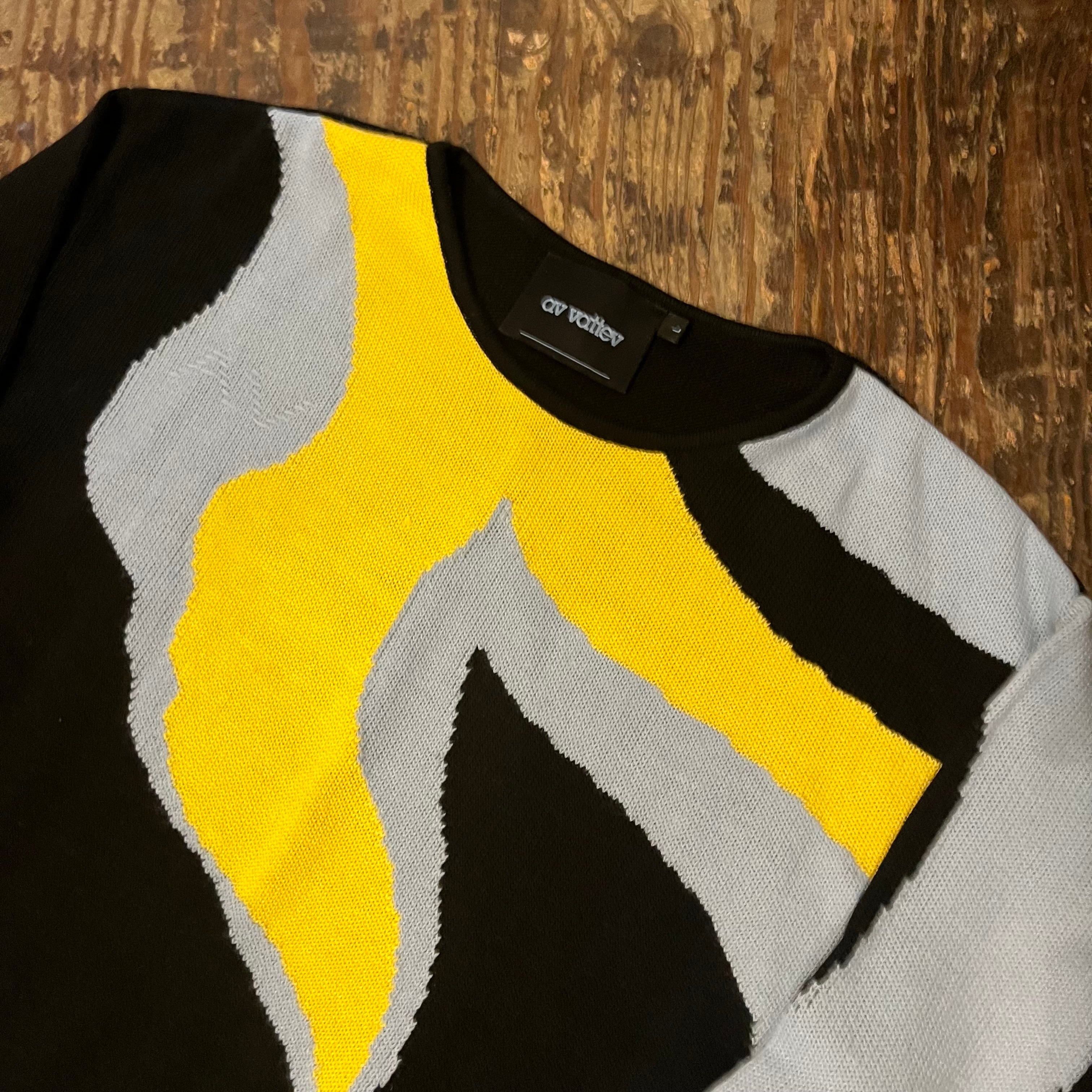 ANTONIO VATTEV アントニオ ヴァッテフ 23aw NTARSIA KNIT K01AE BLACK 