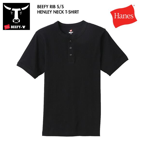 Hanes ヘインズ HM1T103 90ブラック Lサイズ
