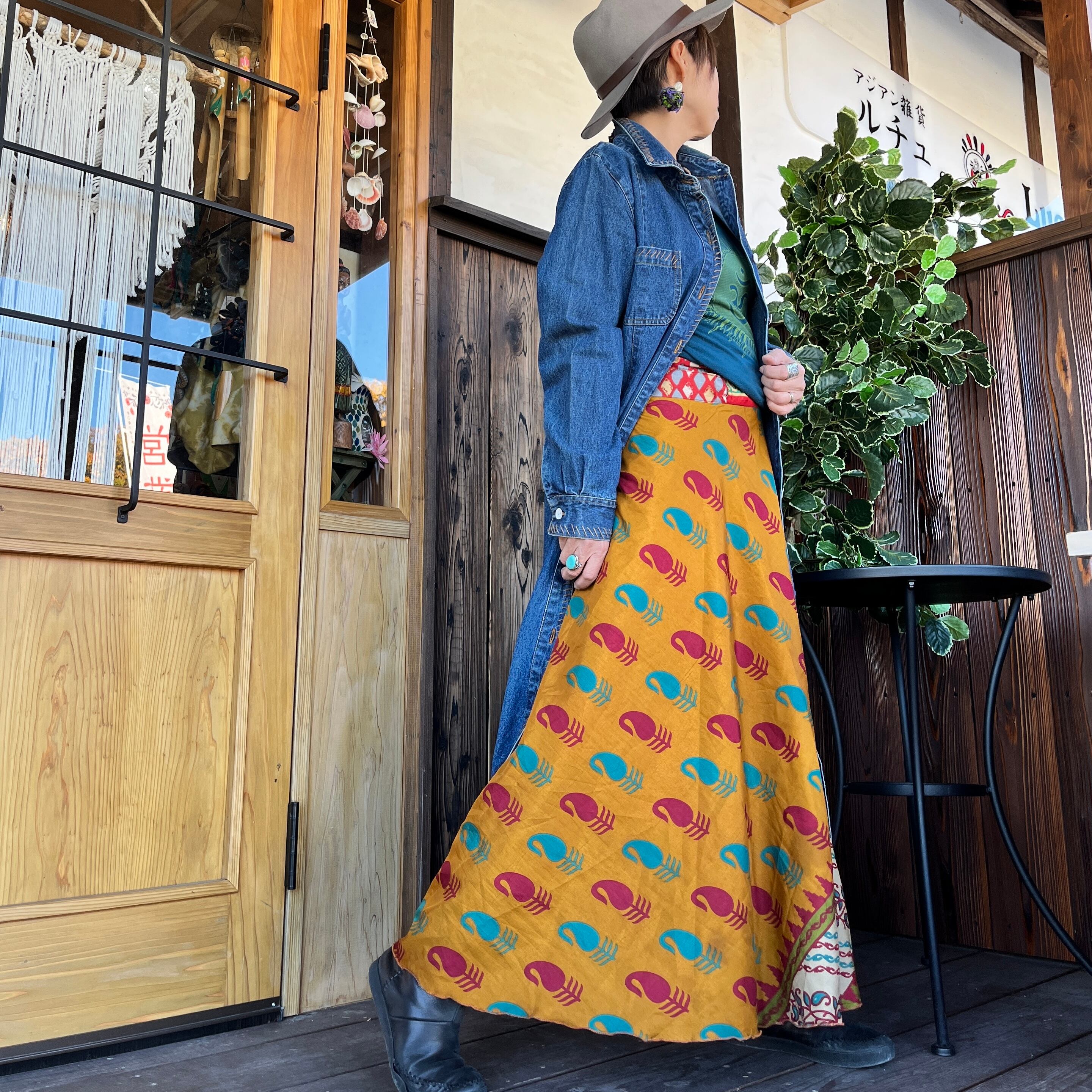 シルク巻きスカート2511 | アジアン雑貨ルチュ 