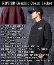 ◆グラフィック コーチジャケット◆rp-26111