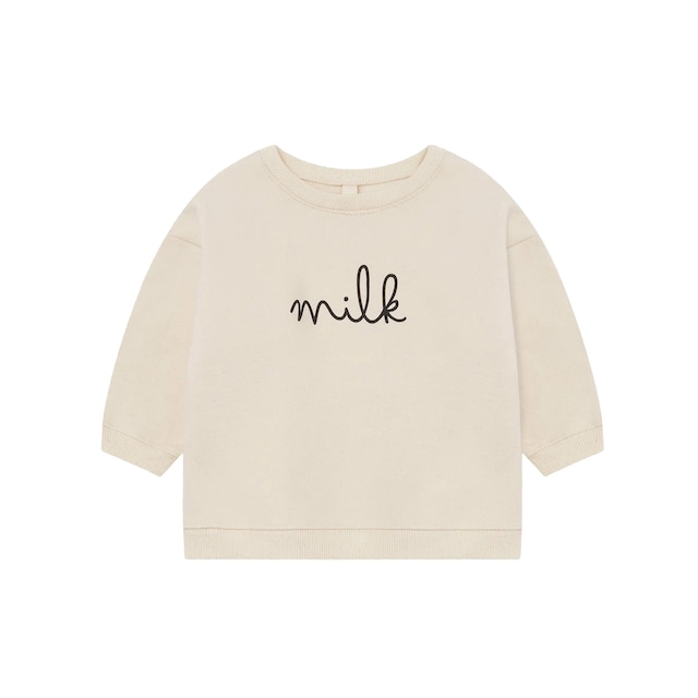 organic zoo / Milk Sweatshirt Undyed / 1-2Y・2-3Y・3-4Y