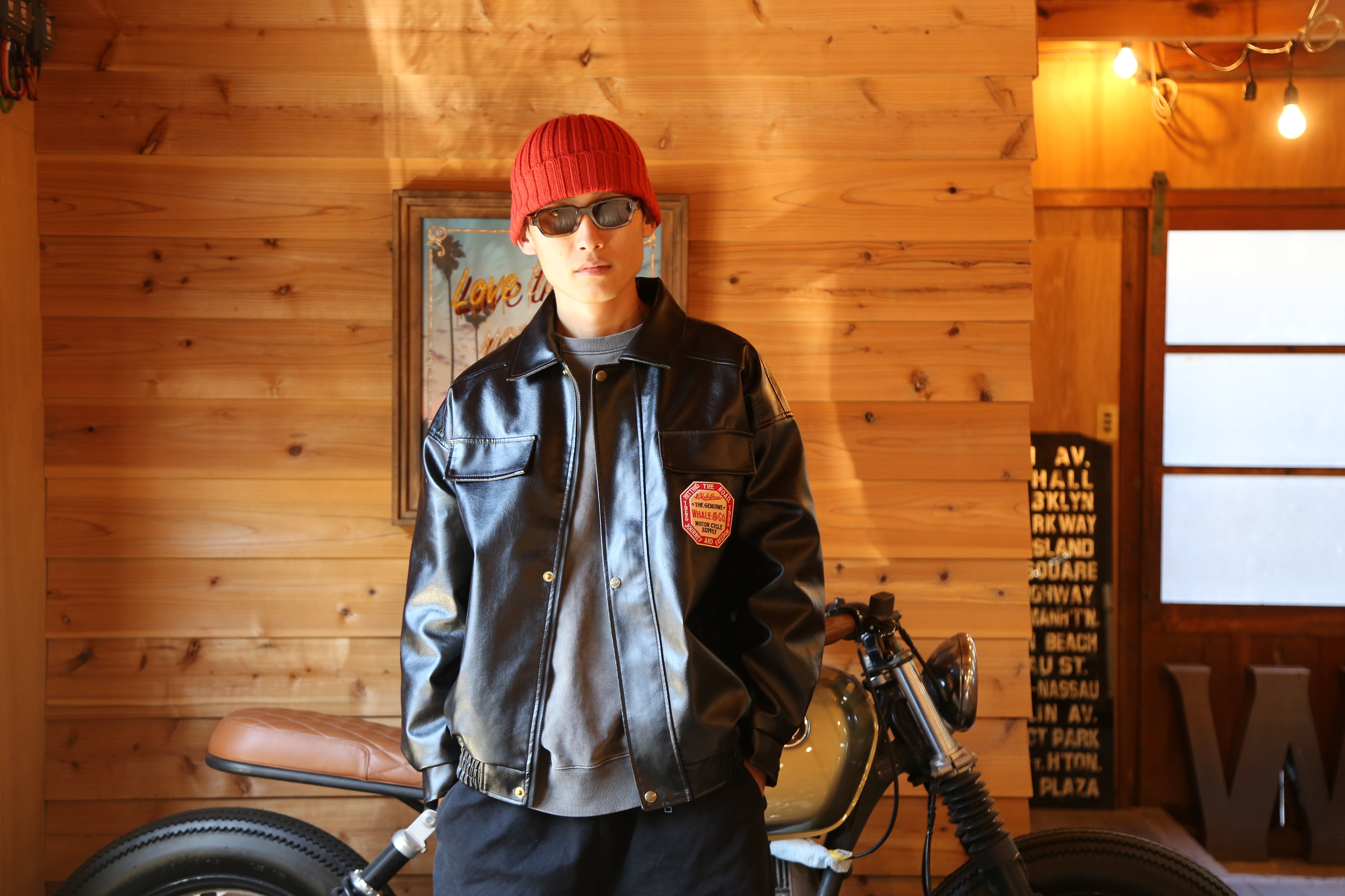 MCFレザージャケット（FJ01） | Whale Custom