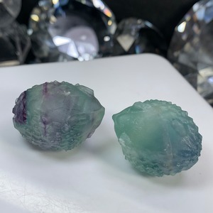 12.可愛いフローライトハリネズミさん☆ペアセット