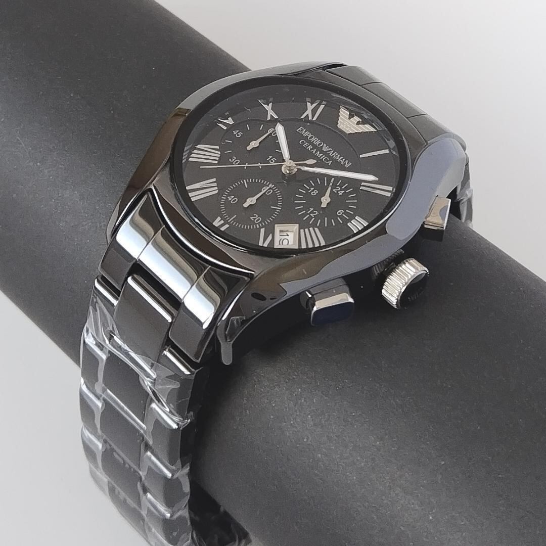 新品・電池新品】EMPORIO ARMANI セラミカ AR1400 新品電池