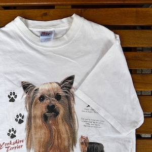 1990'S YORKSHIRE TERRIER T-SHIRT M