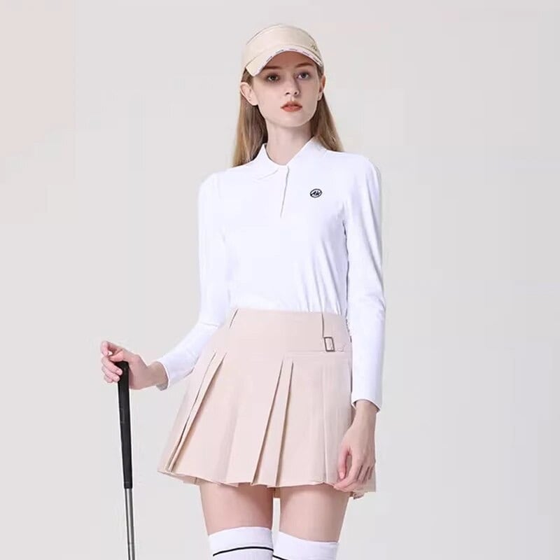 デサントゴルフ⭐︎ポロシャツ＆プリーツスカートセット⭐︎