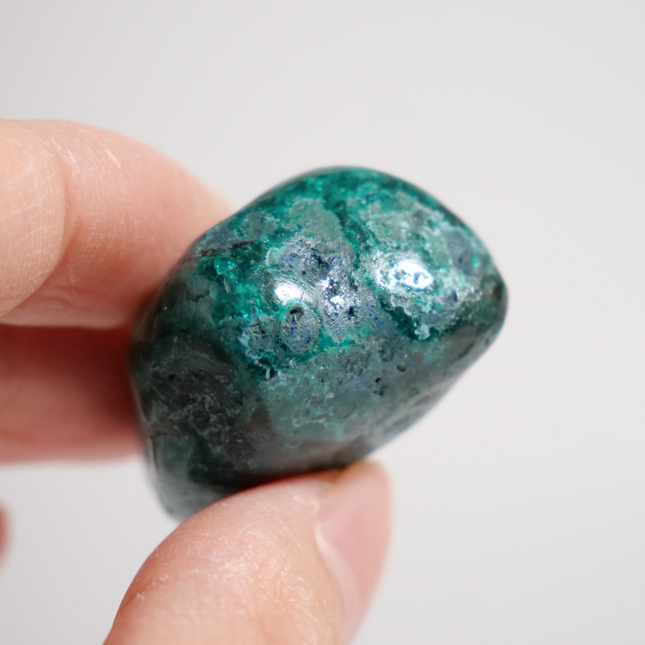 ダイオプテーズ / タンブル 握り石【A】