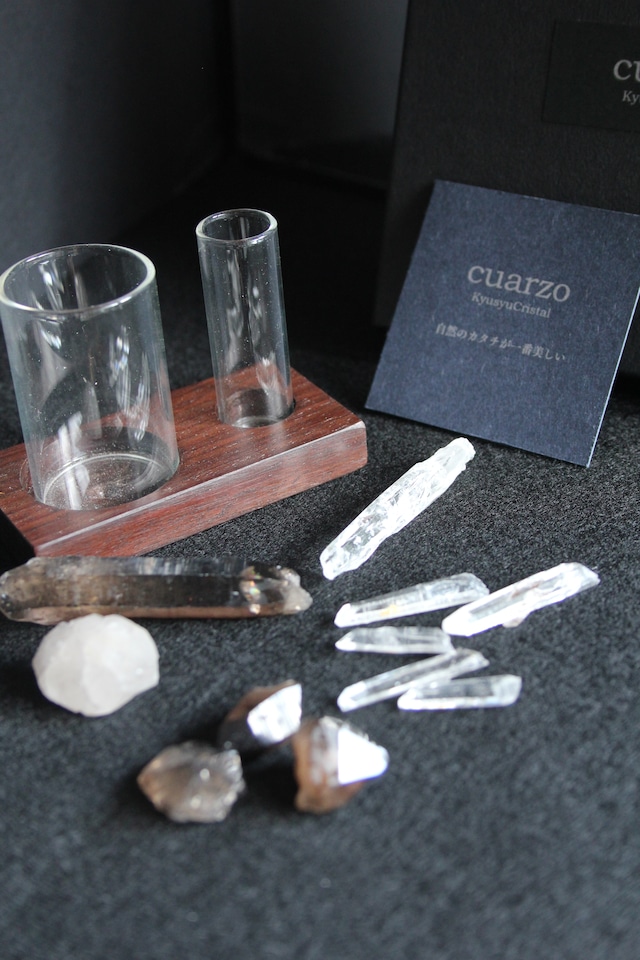 【918】宮崎クリスタル&スモーキー 試験管セット