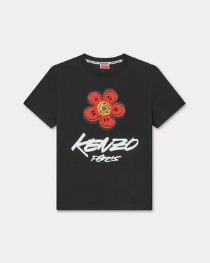 【KENZO】'KENZO X FUTURA 2000' ルーズ コットン Tシャツ
