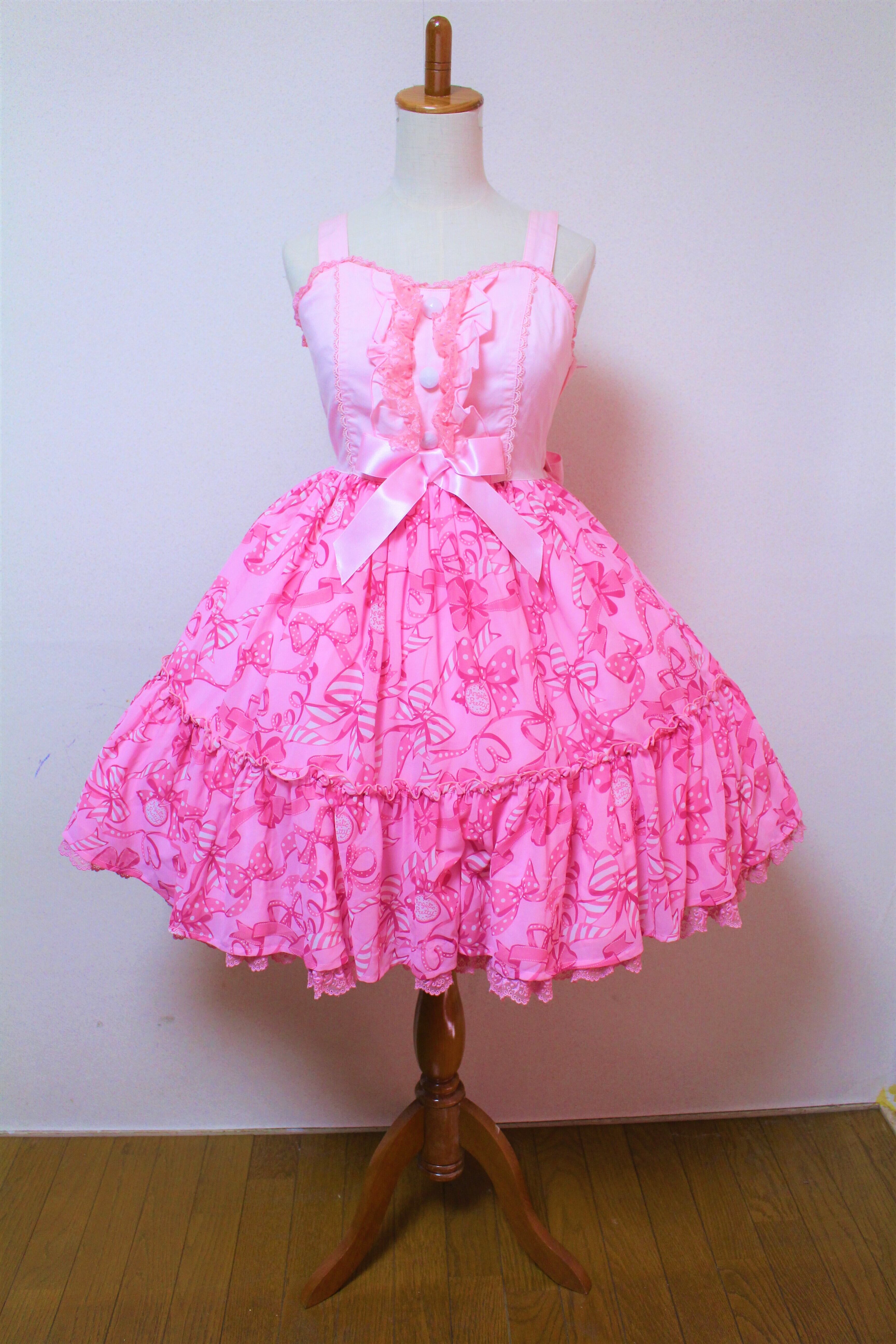 Angelic Pretty ラッピングリボンティアードJSK
