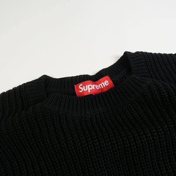 supreme small box sweater 20AW 黒 サイズL