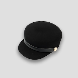 Black felt hat