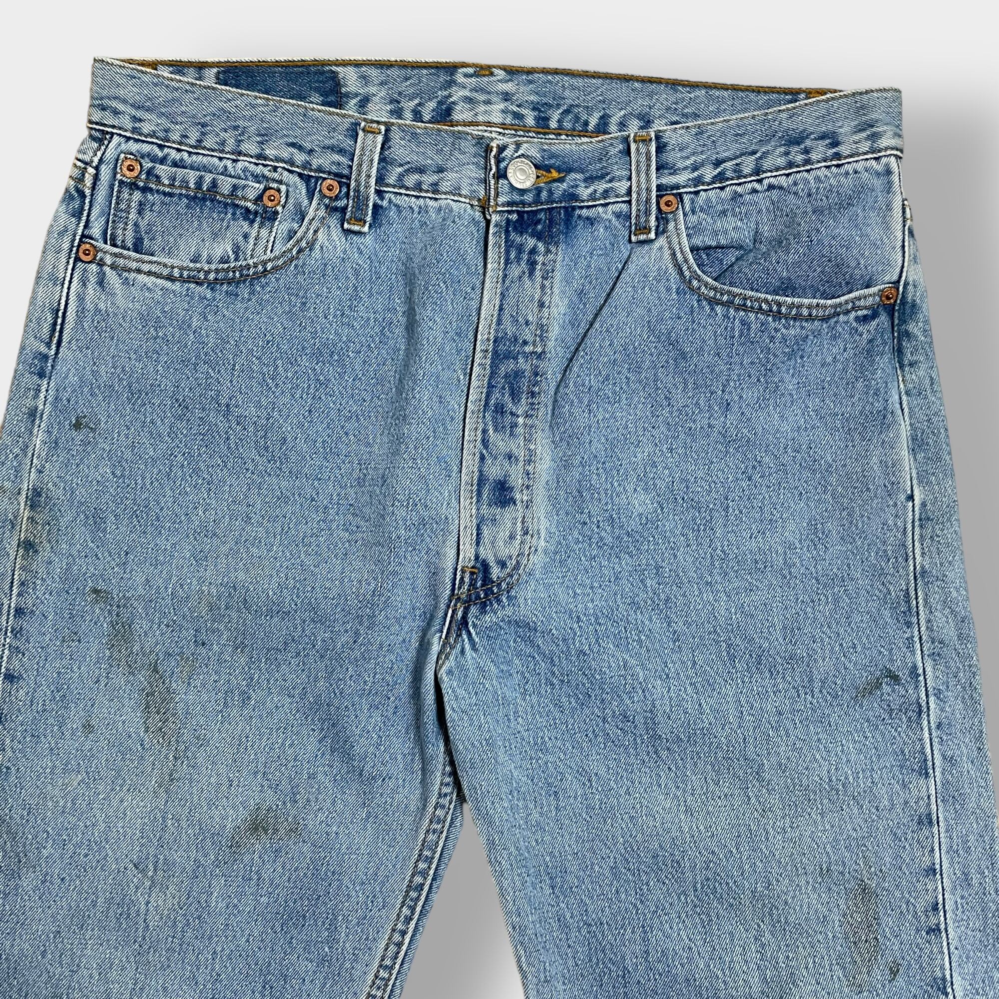 LEVI'S】90s USA製 501 デニム ジーンズ ジーパン W36 L32 ボタン裏