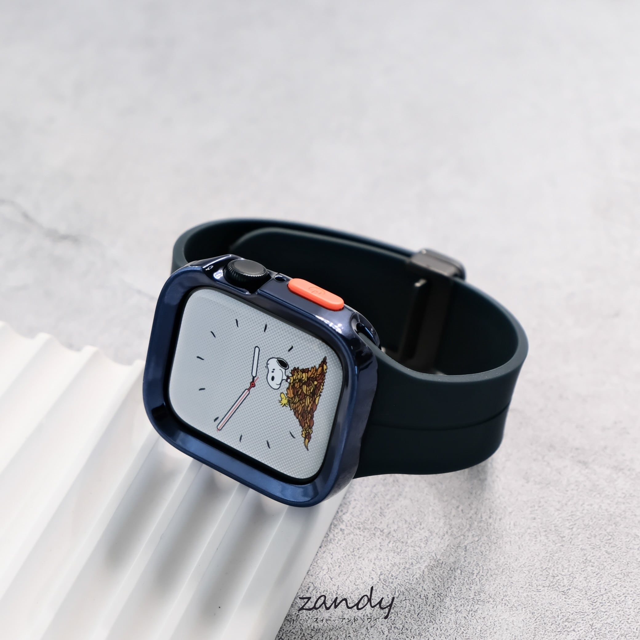 Apple Watch11対応！メッキタイプ！【スクエアソフトフレーム】C002