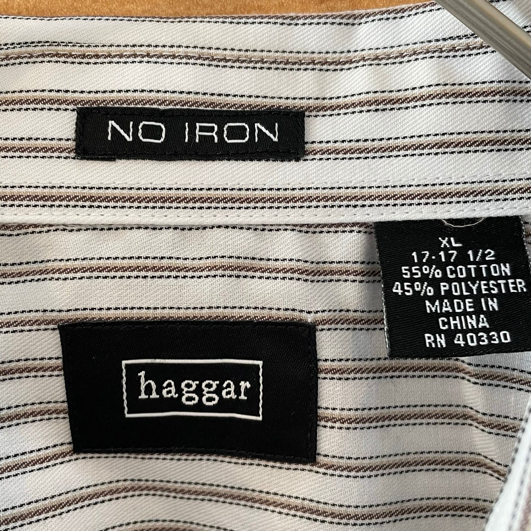 HAGGAR ポロシャツ US カクテルグラス柄 オーバーサイズXL