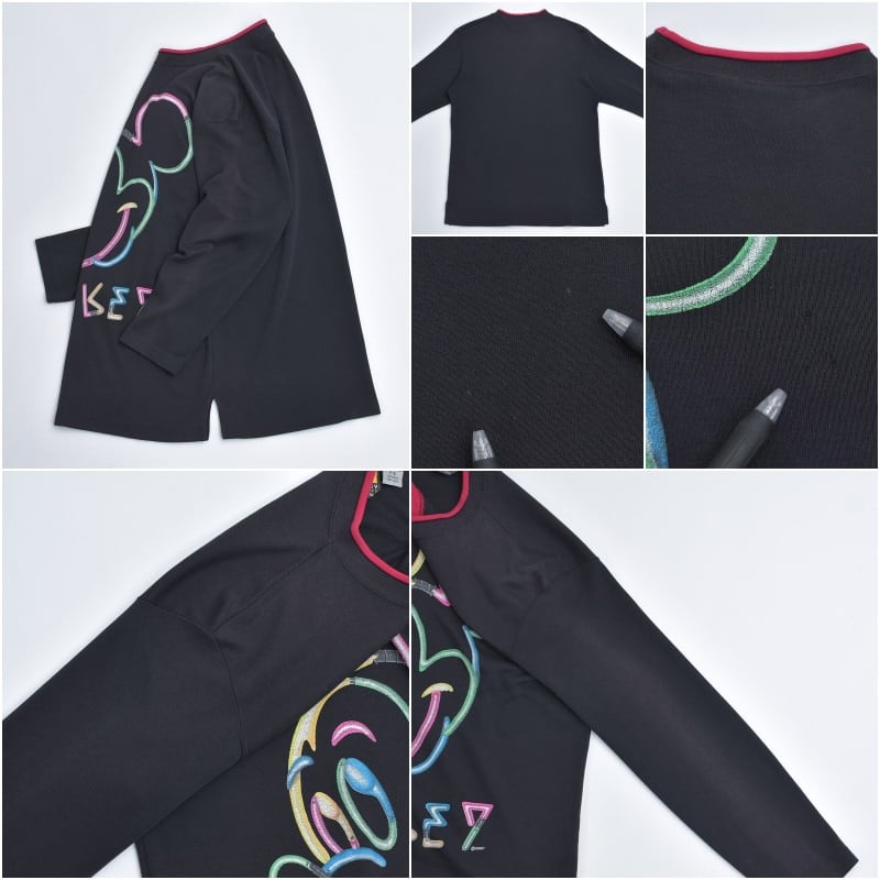 90s MICKEY UNLIMITED ミッキーアンリミテッド Disney ネオン プリント