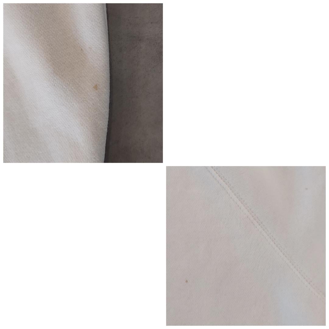 アディダス スウェット 古着 ビッグロゴ プリント XL 白 黒 16521 | fuufu