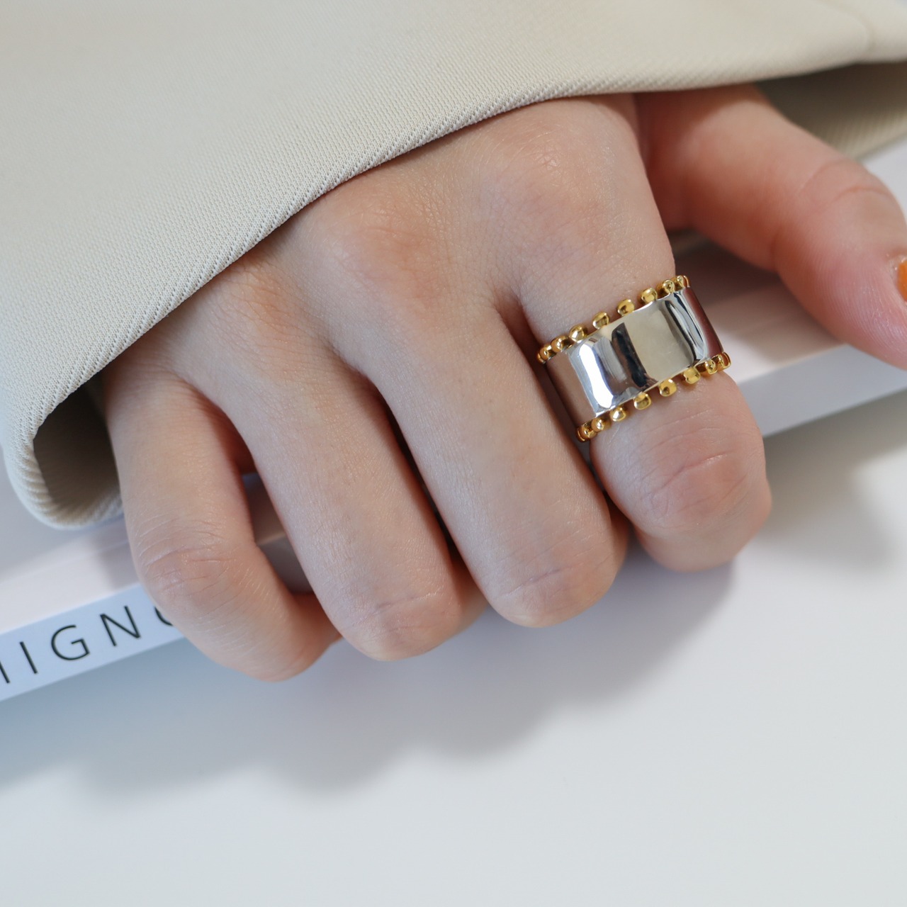 7/25(金)21時新作発売*stainless disque ring2