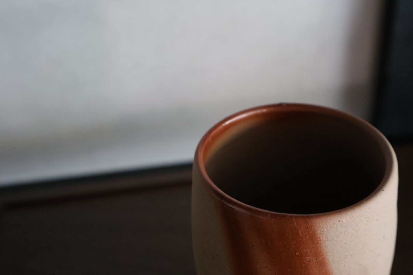 備前焼 永末 隆平作 面取フリーカップ | うつわ通販 土岐陶器店