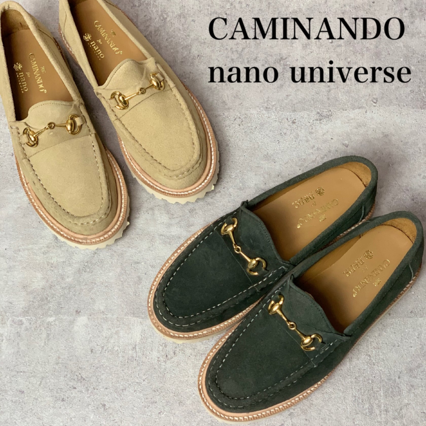 caminando nano universe コラボローファー 26cm-