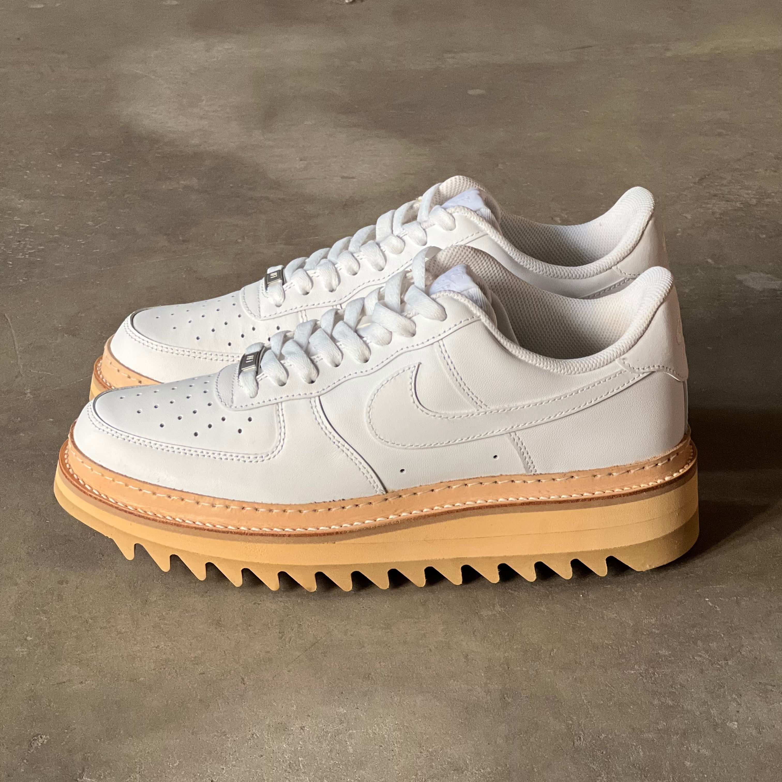 ブーツカスタマイズ ヌメ革カーキシャークソール | onebyone= online store