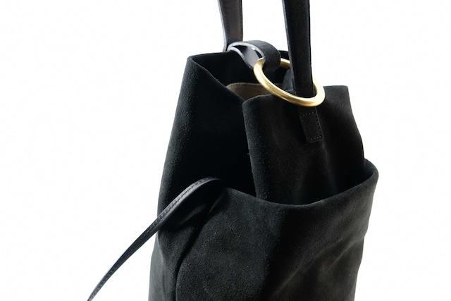 MARROW/MA-AC6310 VELOUR ROUND HANDLE BLACK