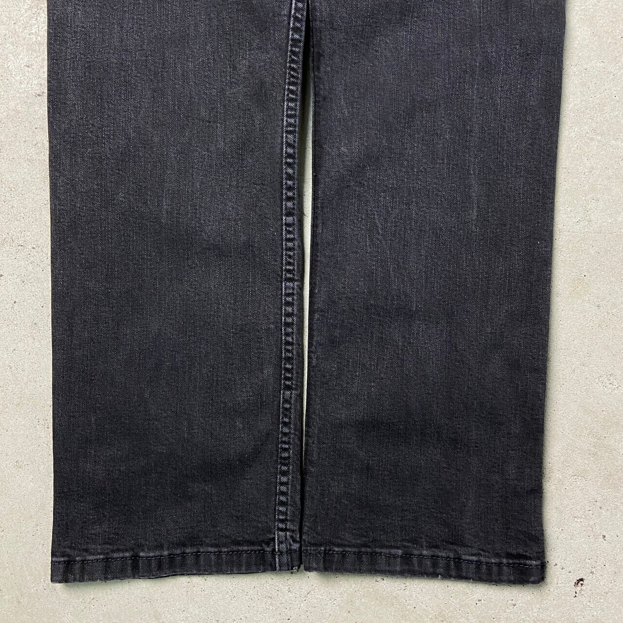 Levi's ブラック ストレートデニム W32 L28 Levi's リーバイス 514 スリムストレート ブラックデニムパンツ メンズ